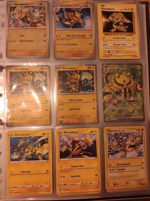 Setje Electabuzz Pokemon, Hobby en Vrije tijd, Verzamelkaartspellen | Pokémon, Nieuw, Ophalen of Verzenden