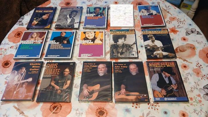 DVD lot Gitaar Instructie  blues Slide etc.... seald, Muziek en Instrumenten, Overige Muziek en Instrumenten, Zo goed als nieuw