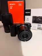 Sony A6000 + 4 lenzen + Extras, Audio, Tv en Foto, Fotocamera's Digitaal, Ophalen of Verzenden, Zo goed als nieuw, Sony