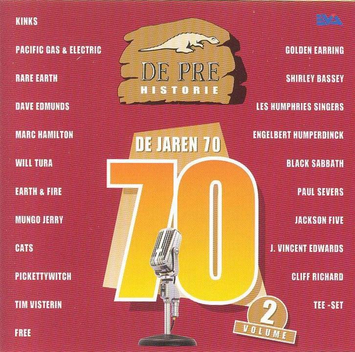 CD's DE PRE HISTORIE - 1970 / 1979 Vol. 2, Cd's en Dvd's, Cd's | Pop, Zo goed als nieuw, 1960 tot 1980, Ophalen of Verzenden