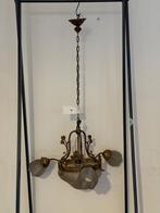 Antieke kroonluchter, Huis en Inrichting, Ophalen of Verzenden, Gebruikt, Glas