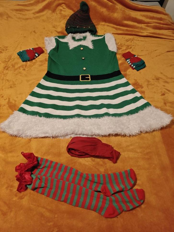 Kerstelfkleed met accessoires, Diversen, Kerst, Ophalen