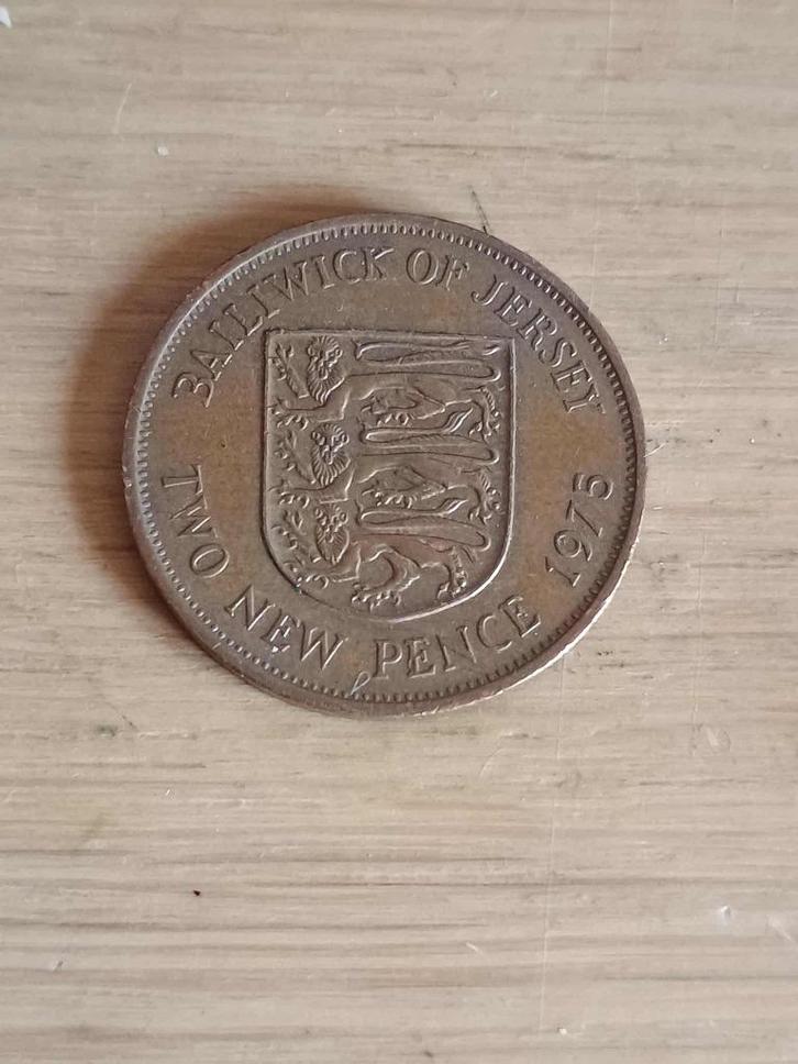 EILAND JERSEY 2 New Pence 1975 - CollectorTor24, Postzegels en Munten, Munten | Europa | Niet-Euromunten, Losse munt, Overige landen