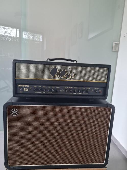 Versterker PRS Head + Box Yamaha, Muziek en Instrumenten, Versterkers | Bas en Gitaar, Zo goed als nieuw, Gitaar, 100 watt of meer