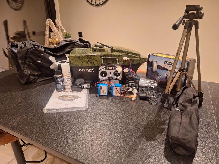 anatec pacboat+ TOSLON500+  alle extras NIEUWSTAAT, Sports nautiques & Bateaux, Pêche à la ligne | Carpes, Comme neuf, Autres types