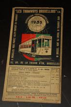 Expo Universelle 1935 Bruxelles - Plan - Tarifs réseau tram, Antiquités & Art, Enlèvement ou Envoi