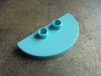 Lego Duplo Tile Modified 2x4x0,33 Half Circle (zie foto's) 4, Enlèvement ou Envoi, Utilisé, Briques en vrac, Duplo