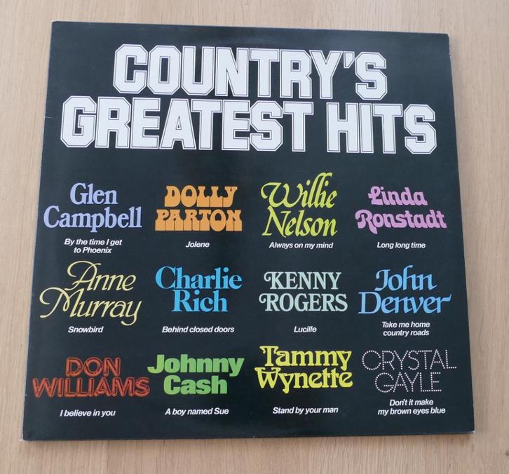 2LP Country's Greatest Hits, Cd's en Dvd's, Vinyl | Verzamelalbums, Zo goed als nieuw, Country en Western, 12 inch, Ophalen of Verzenden