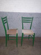 Vintage stoelen, Huis en Inrichting, Stoelen, Zo goed als nieuw, Hout, Ophalen