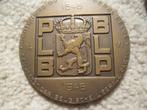 Rau medaille brons eeuwfeest liberalen 1846 1946 PLB BLP, Ophalen of Verzenden, Brons