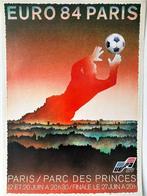 Orig. Vintage poster EURO 84 - France, Paris 1983 - 85 x 60, Antiek en Kunst, Ophalen of Verzenden