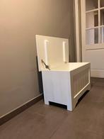 Witte massieve koffer childwood, Ophalen, Zo goed als nieuw