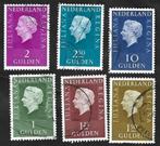 6 Zegels Nederland 1969 Koningin Juliana 'Regina', Postzegels en Munten, Ophalen of Verzenden, Na 1940, Gestempeld