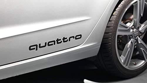 Audi quattro logo sticker, Auto diversen, Autostickers, Ophalen of Verzenden