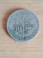 BELGISCH CONGO 50 Centimes 1927 - Franstalig, Ophalen of Verzenden, Overige landen, Losse munt