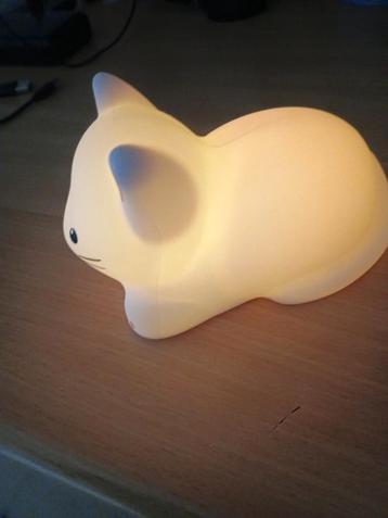 Kat lamp met kleuren, Enlèvement, Comme neuf