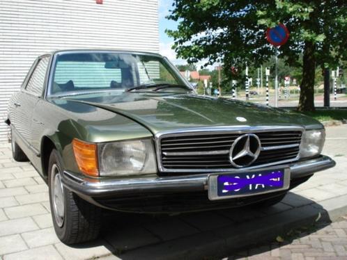 oldtimer mercedes 350SLC bj 1973 gerestaureerd lpg, Auto's, Oldtimers, Particulier, Alarm, Lederen bekleding, Metaalkleur, Mercedes-Benz