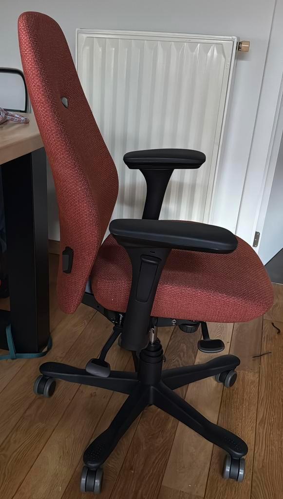 Fauteuil de bureau ergonomique Kinnarps Plus 6784, SafeBack, Maison & Meubles, Chaises de bureau, Comme neuf, Chaise de bureau