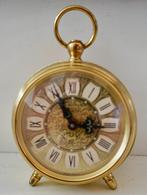 Kleine gouden mechanische wekker van Uwestra, Ophalen of Verzenden