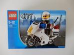Lego city 7235 Politie op motor, Comme neuf, Ensemble complet, Lego, Enlèvement ou Envoi