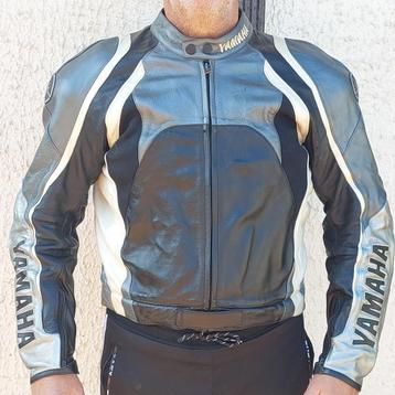 LEREN JAS DAINESE YAMAHA RACING  + BESCHERMINGEN MAAT ZIE beschikbaar voor biedingen