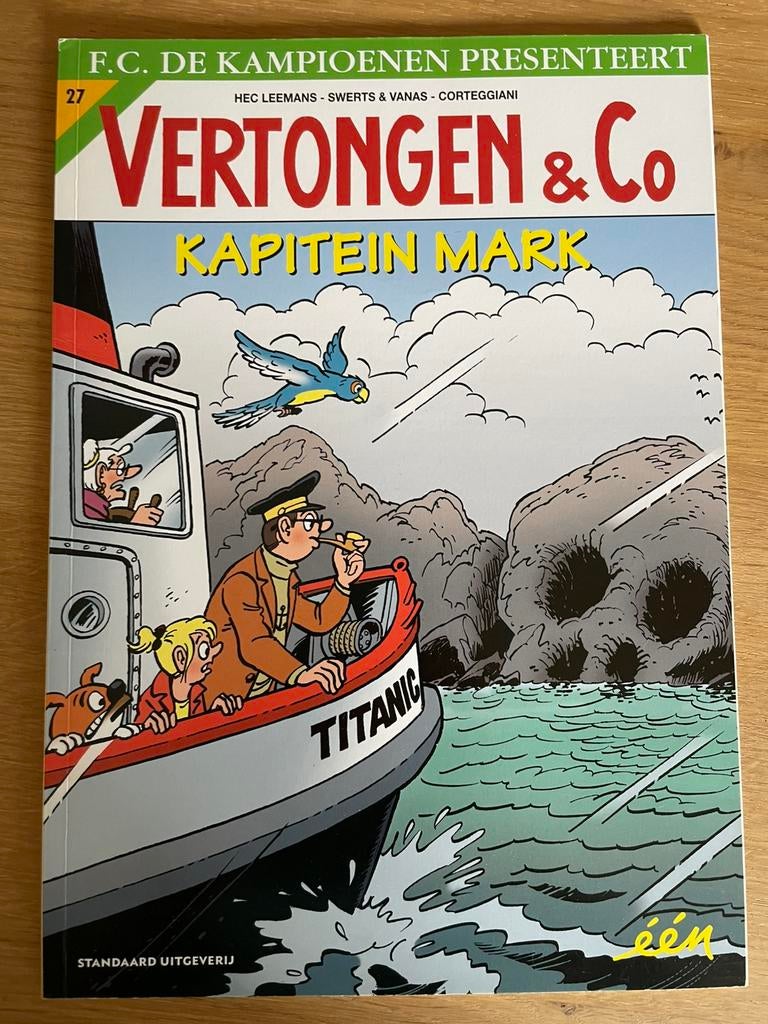 Strip Vertongen & Co - Kapitein Mark, Boeken, Ophalen of Verzenden, Hec Leemans