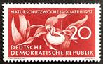 DDR: Naturschutzwoche 1957 POSTFRIS, Timbres & Monnaies, Timbres | Europe | Allemagne, RDA, Enlèvement ou Envoi, Non oblitéré