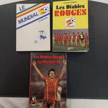 les Diables Rouges - mundial Espana 1982 - 3 livres collecto, Enlèvement ou Envoi