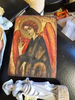 Schilderen op hout, religieuze oudheid, Antiek en Kunst, Ophalen of Verzenden