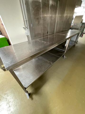 Table inox / bois / marbre ( chocolatier ), Enlèvement, Boulangerie et Boucherie