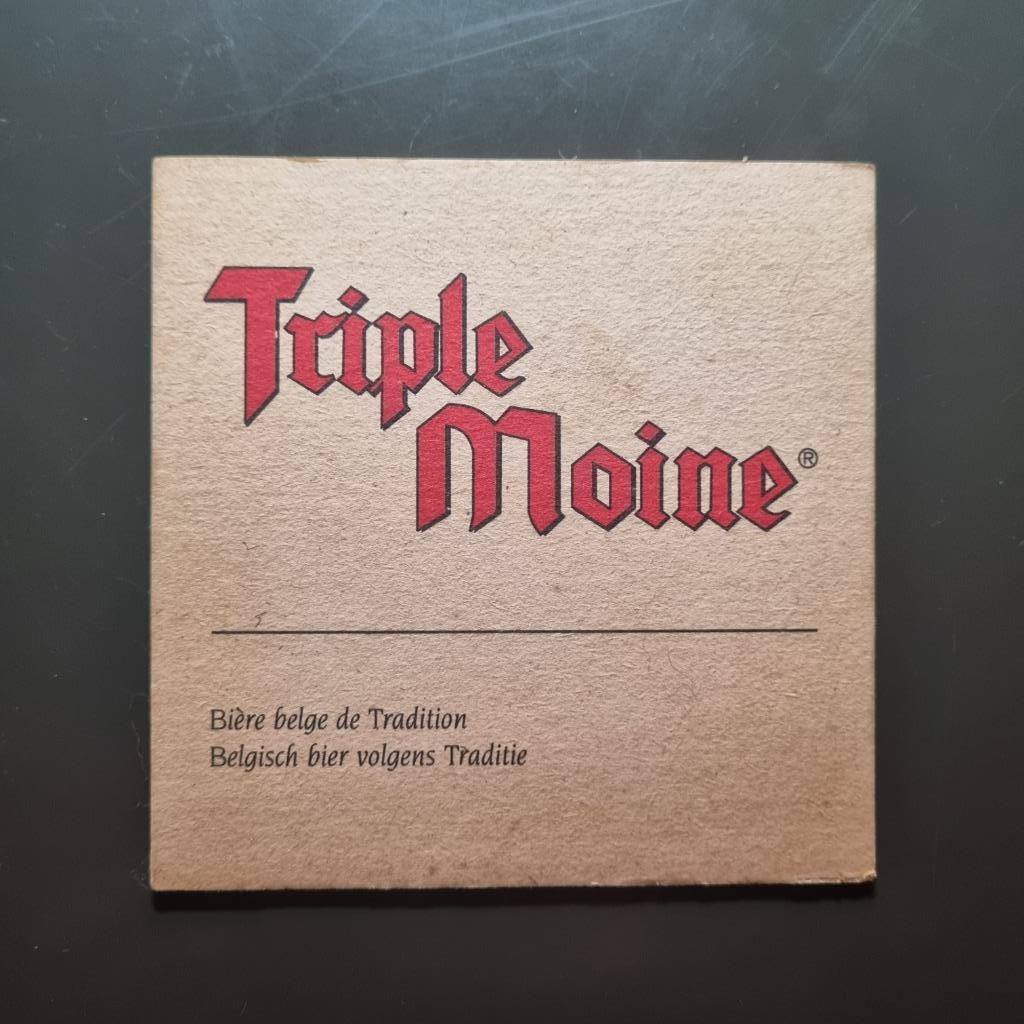 Sous Bock Triple Moine, Enlèvement ou Envoi, Utilisé, Sous-bock, Autres marques