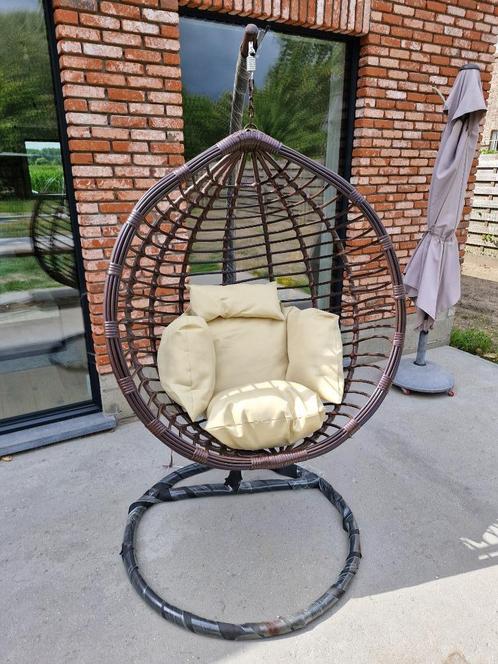 Prachtige Kwalitatieve Hangstoel - Nieuw - Winkelprijs 400!, Tuin en Terras, Tuinstoelen, Nieuw, Wicker, Ophalen