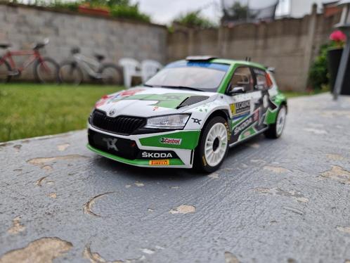 SKODA Fabia Rallye Monte Carlo 2022 - 1/18 - PRIX : 79€, Hobby & Loisirs créatifs, Voitures miniatures | 1:18, Neuf, Voiture, Autres marques