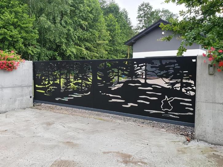 Moderne poorten, opritten, complete hekken, CNC-balustrades., Huis en Inrichting, Complete inboedels, Ophalen of Verzenden