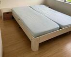 2 persoonsbed Auping Auronde 180 x 210 cm, Ophalen, Zo goed als nieuw, Wit