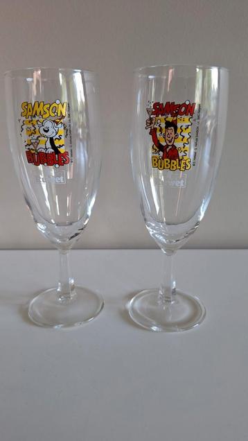 Vintage glazen van Samson en Gert