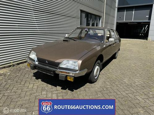 Citroen CX 2400 1976 | Route 66 auctions, Auto's, Oldtimers, Bedrijf, Te koop, Citroën, Benzine, Coupé, 4 deurs, Automaat, Bruin