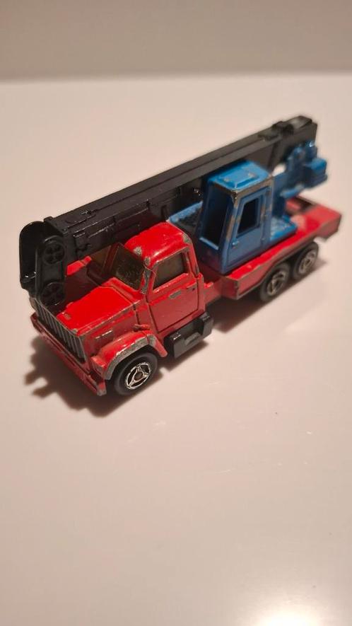Mobile Crane Majorette             °Miniatuur Speelgoed Auto, Hobby en Vrije tijd, Modelauto's | 1:87, Gebruikt, Auto, Majorette