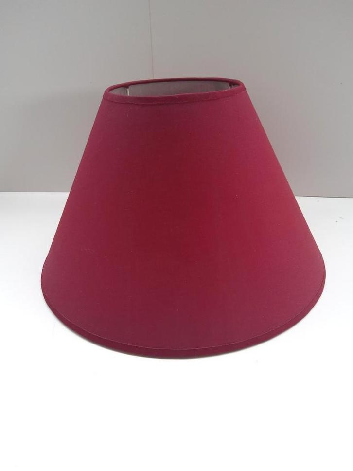 Lampenkap. H 21 cm. Diameter 35 cm., Huis en Inrichting, Lampen | Lampenkappen, Zo goed als nieuw, Rood, Ophalen of Verzenden
