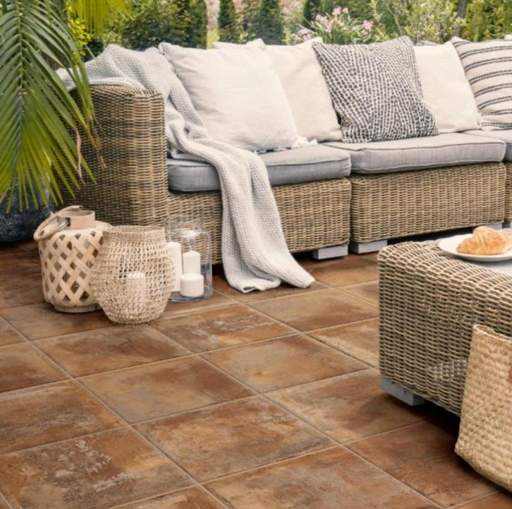 Kloostertegels - terracotta tegels - 50x50 cm - castle stone, Huis en Inrichting, Keuken | Keukenbenodigdheden, Nieuw, Verzenden