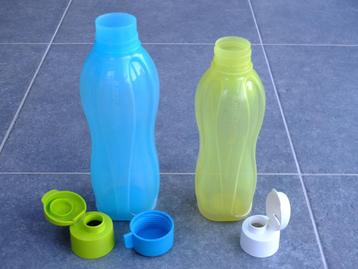 2 gourdes Tupperware 1 l et 75 cl