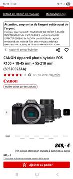 Canon EOS R100 hybride camera (nieuw), Ophalen of Verzenden, Nieuw, Canon