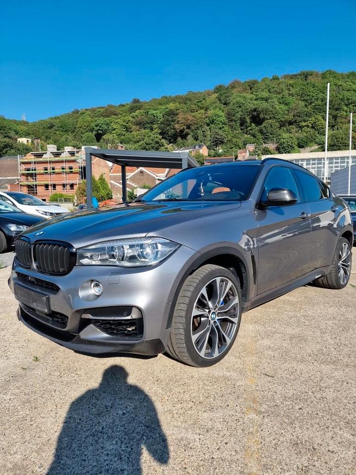BMW X6 M50d FULL PACK M INT/EXT CARBONE, Auto's, BMW, Bedrijf, Te koop, X6, 360° camera, 4x4, ABS, Achteruitrijcamera, Adaptieve lichten
