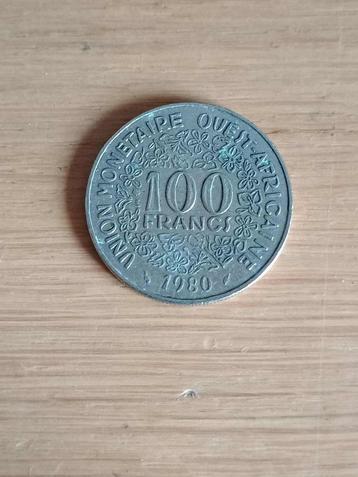 WEST AFRIKAANSE STATEN 100 Francs 1980 beschikbaar voor biedingen