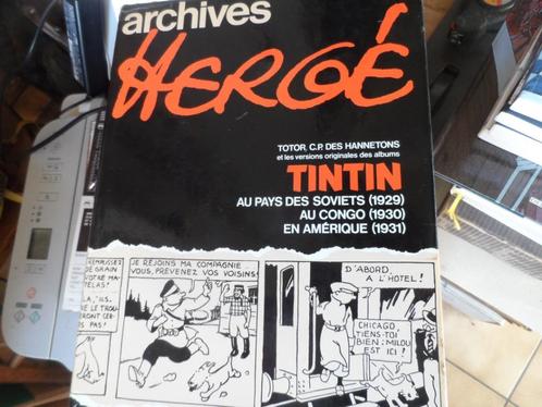 Archives HERGE -  Casterman 1973 ....., Boeken, Stripverhalen, Gelezen, Eén stripboek, Ophalen of Verzenden