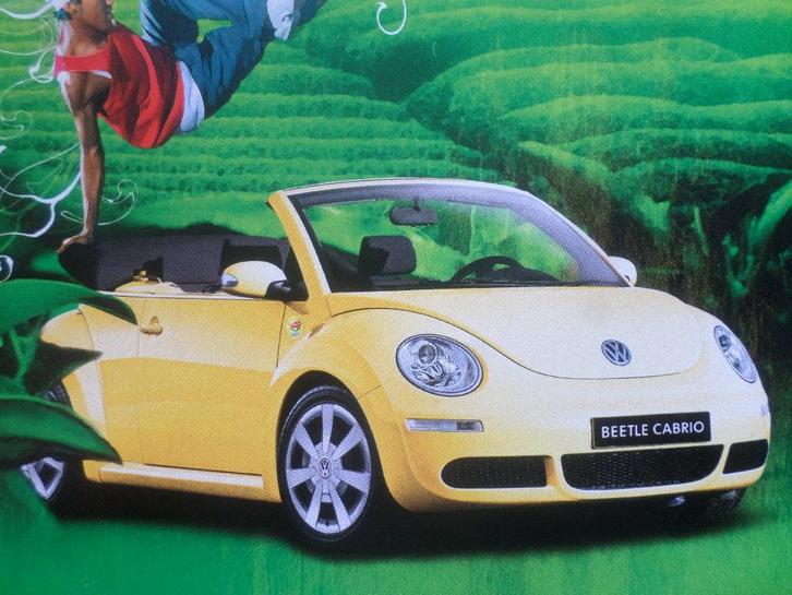 Volkswagen VW Beetle Lipton Ice Tea Brochure, Boeken, Auto's | Folders en Tijdschriften, Volkswagen, Ophalen of Verzenden