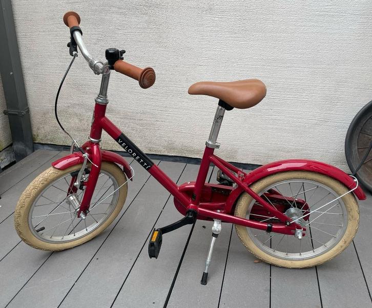 Veloretti Maxi kinderfiets, Fietsen en Brommers, Fietsen | Kinderfietsjes, Gebruikt, Minder dan 16 inch, Zijwieltjes, Ophalen