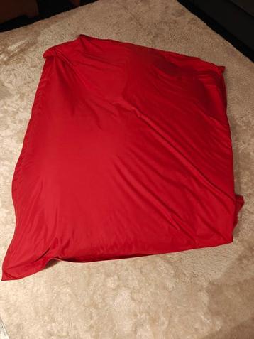 Pouf coussin géant rouge, Enlèvement, Comme neuf, Rouge, Pouf