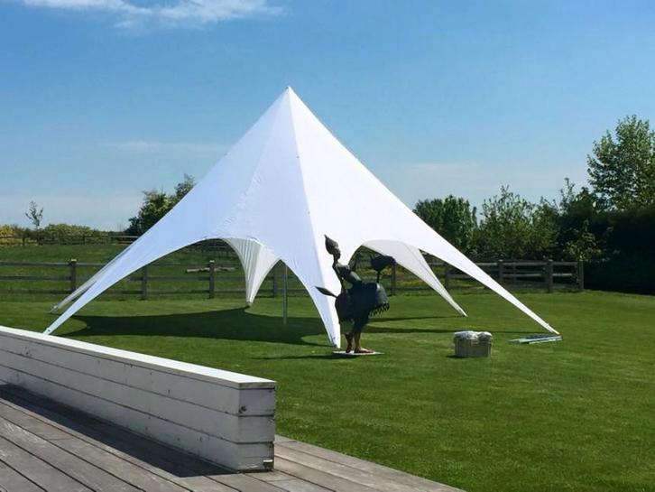 Stertent 10m te huur, Hobby en Vrije tijd, Feestartikelen | Verhuur, Gebruikt, Ophalen