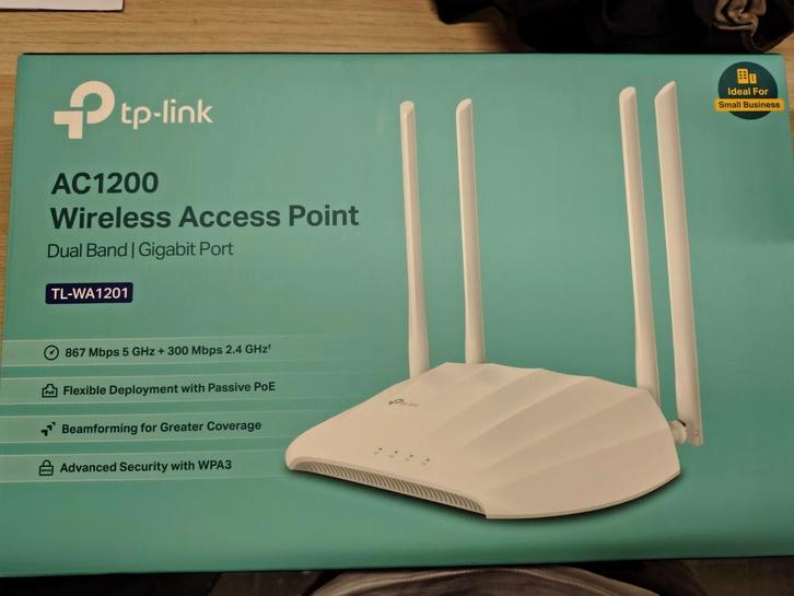 Tp-link ac1200 wifi access-point, Informatique & Logiciels, Routeurs & Modems, Comme neuf, Enlèvement